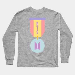 BTS pastel medal Long Sleeve T-Shirt